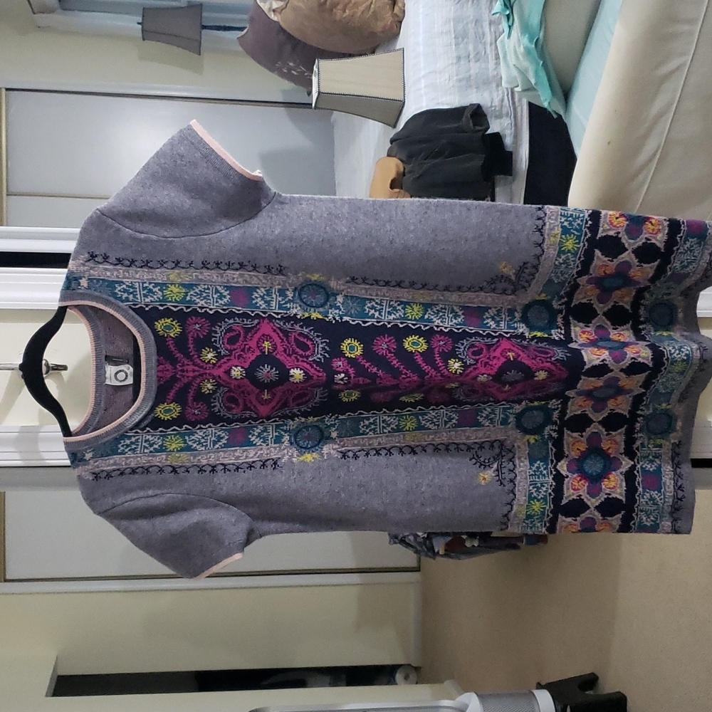 Anthropologie NWT knit mini dress